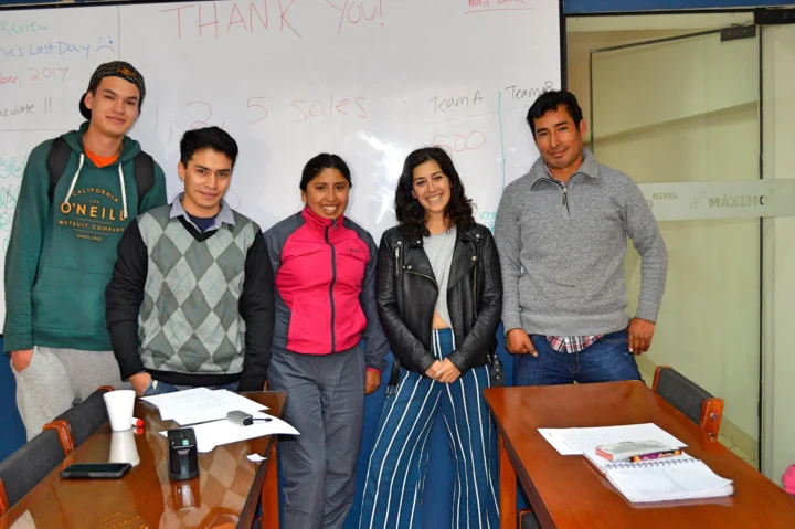 School of TEFL class in Cusco, Peru