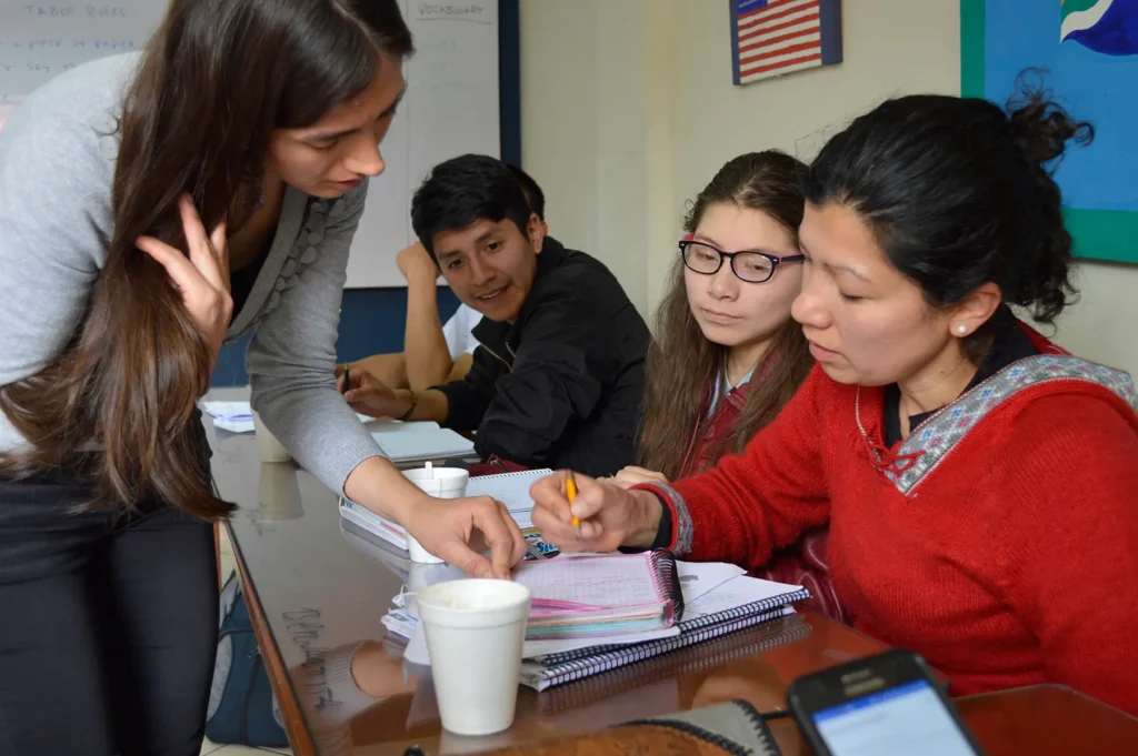 Practice Teaching at School of TEFL, Cusco, Peru