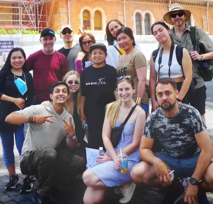 School of TEFL Ho Chi Minh City trainees in the city