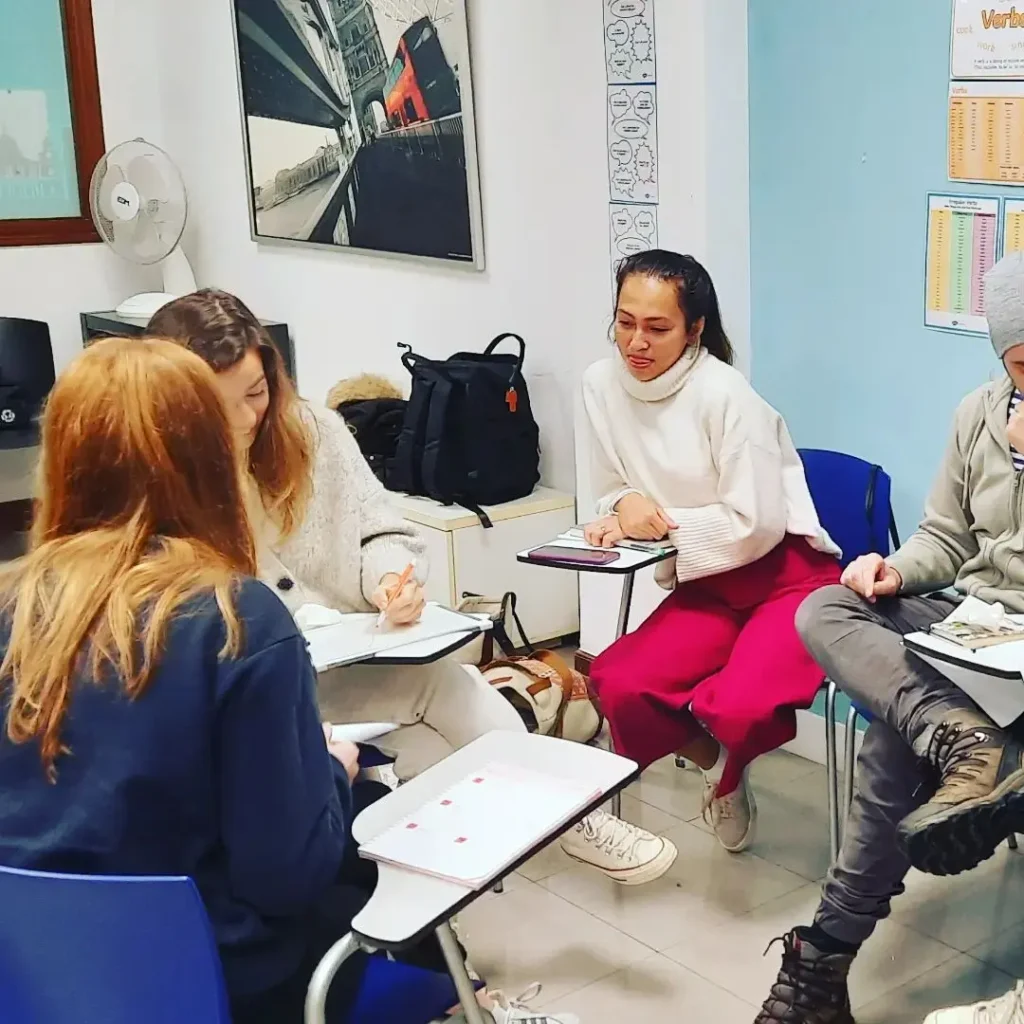 CELTA trainees at London School, San Sebastián