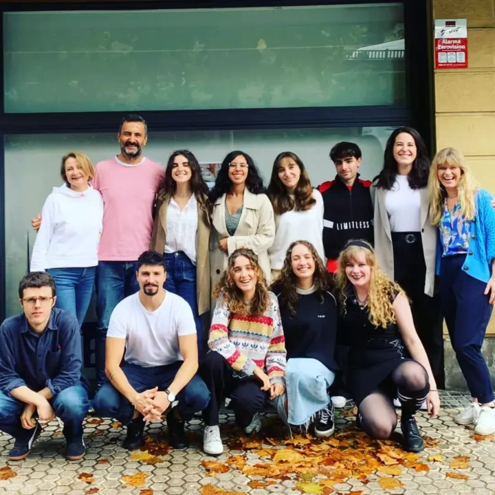 Group of CELTA trainees at London School, San Sebastián