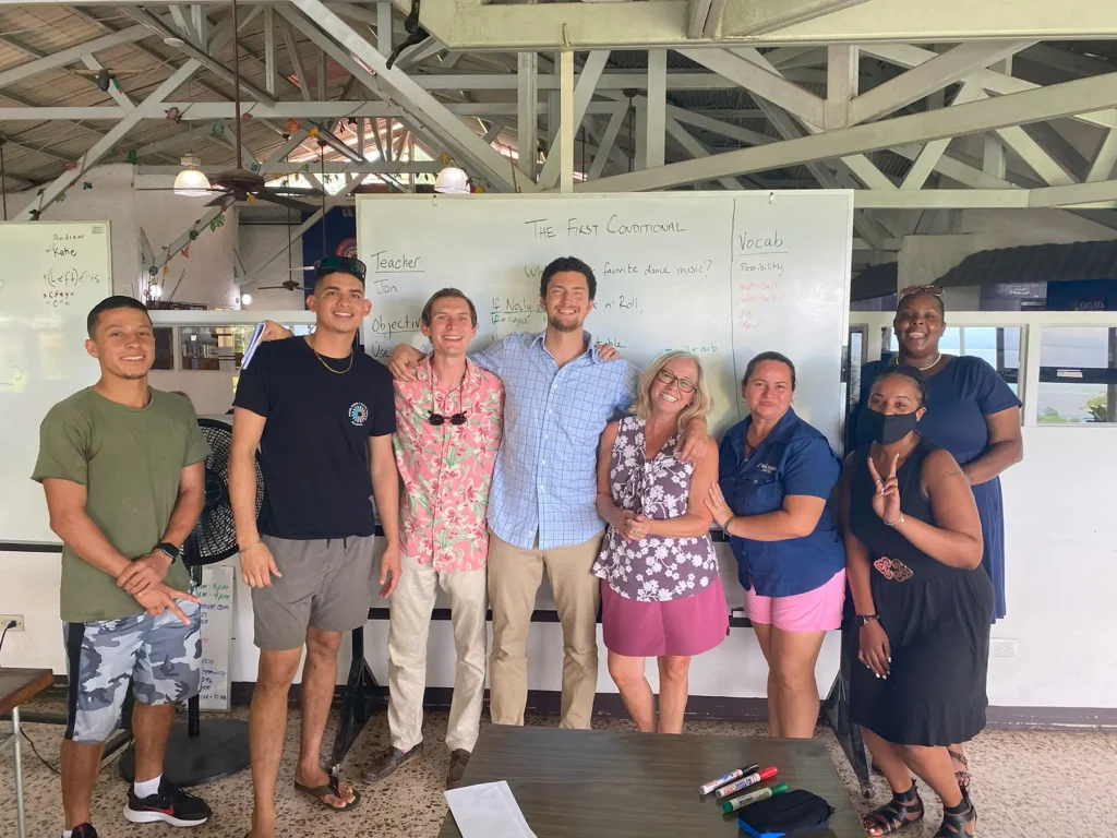 TEFL trainees at School of TEFL, Costa Rica