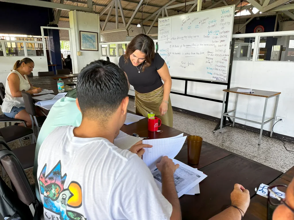 Practice Teaching at School of TEFL, Manuel Antonio, Costa Rica