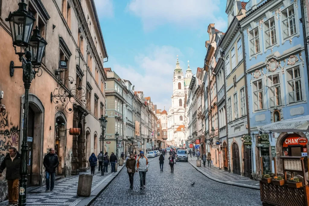 Prague street, Czech Republic