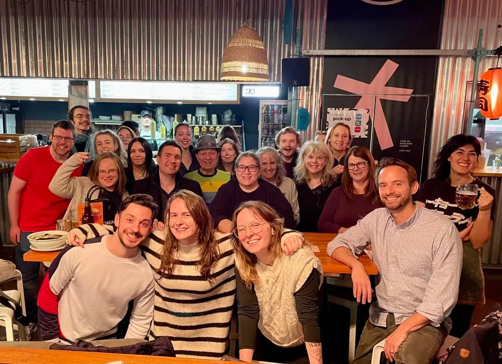 Group of TEFL trainees in Prague