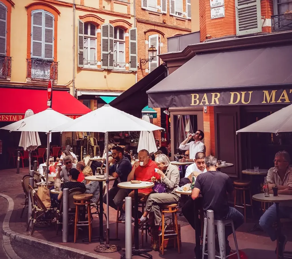 Cafe in Toulouse, France